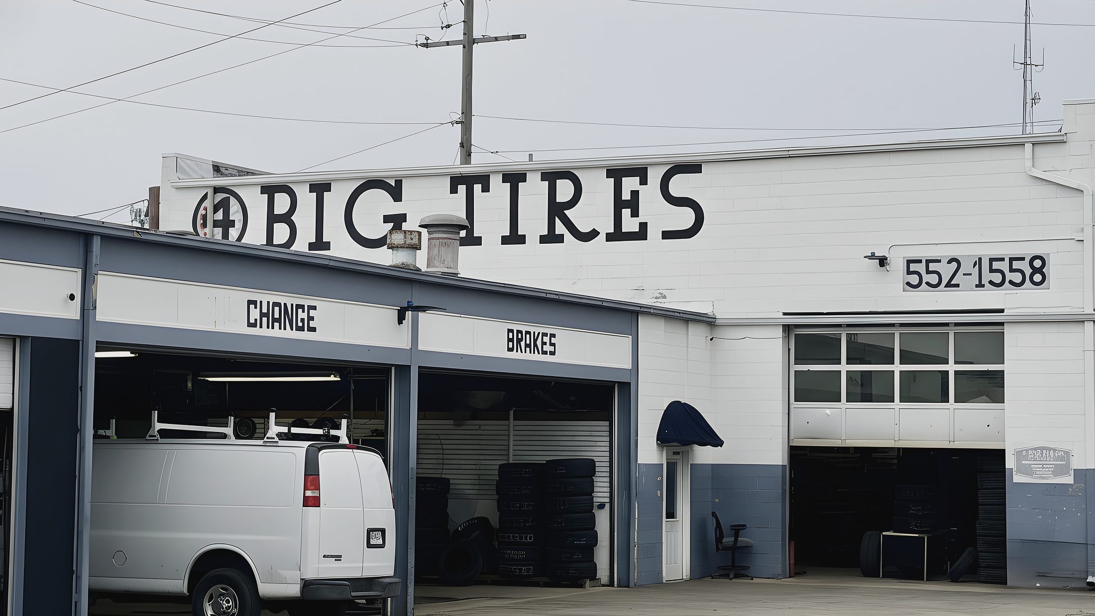 4 BIG TIRES